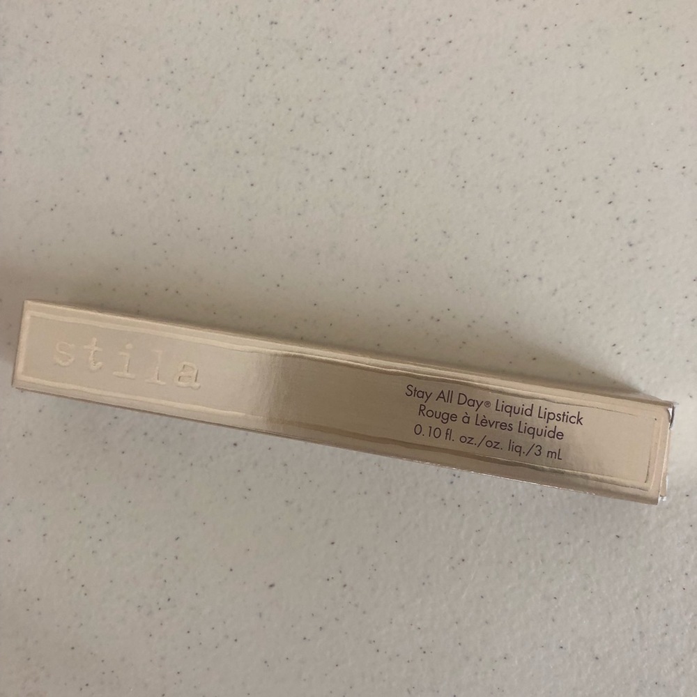 NIB Stila Stay All Day Liquid Lipstick in Angelo - Soft Peachy Nude - Full Size - Picture 4 of 4